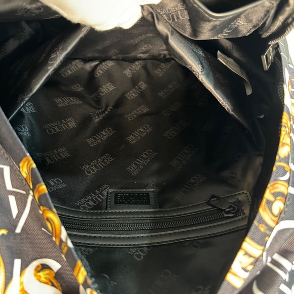 Versace Jeans Couture Baroque Print Backpack - Picture 7 of 12